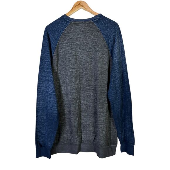 Coca-Cola Enjoy Coke Raglan Graphic T-Shirt Mens XL Gray Blue Long Sleeve Retro - Picture 5 of 6